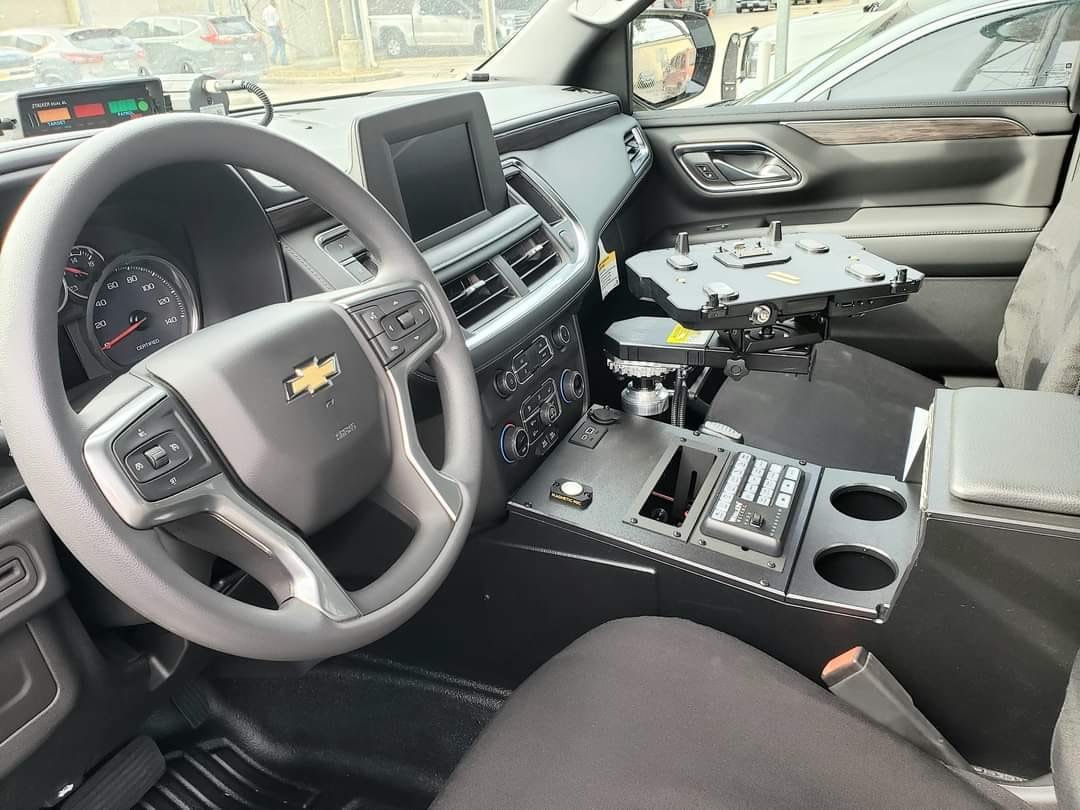 A look inside one of the new Katy Police Department patrol cars.